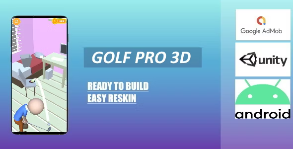 Golf Pro 3D (Unity – Admob) Unity Source Code