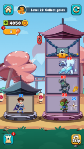 Hero Tower Wars - Mergle Puzzle