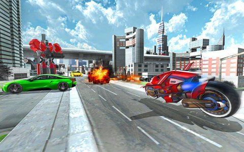 Real Robot Car Transformer Games