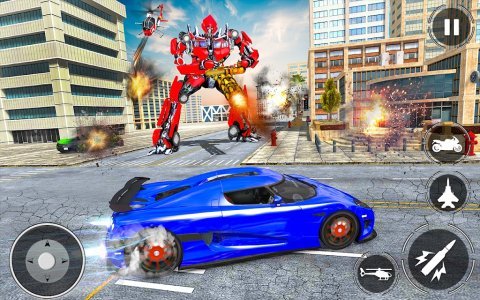 Real Robot Car Transformer Games