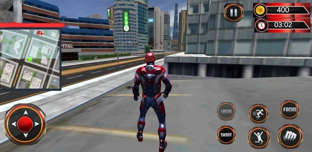 Superpower Flying Hero