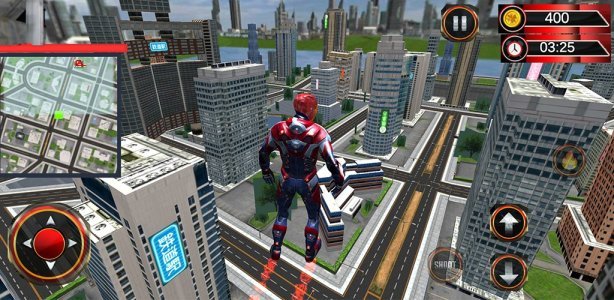 Superpower Flying Hero