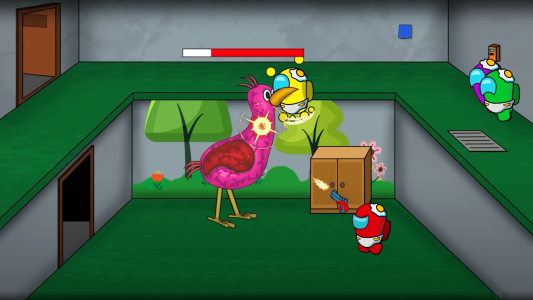 Imposter in Garten: 100 Doors