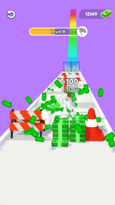 Money Stack Run 3D