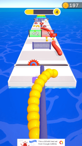 Snake Rush 3D Unity Game + Admob