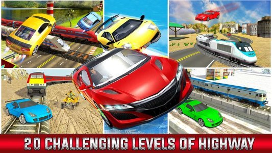 Highway Car Stunt : Car Racing Simulator