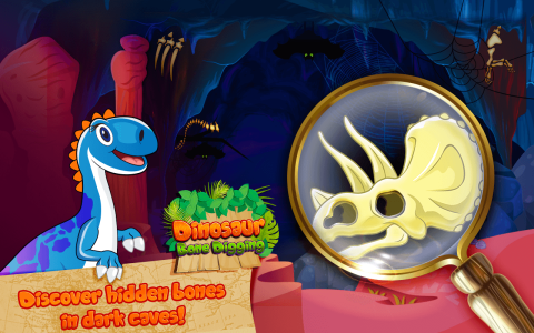 Dinosaur Bone Digging Games