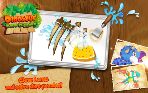 Dinosaur Bone Digging Games