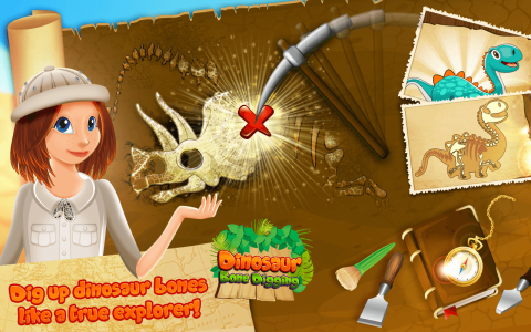 Dinosaur Bone Digging Games
