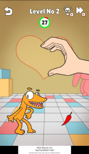 Finger Heart: Monster Refill -120+ Levels – Puzzle Casual Trending Game