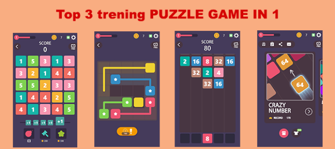 Puzzle Box: 3 games in 1