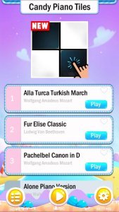 Candy Piano Tiles – ( Just insert your .mp3 files )