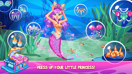 Mermaid Princess Underwater Games