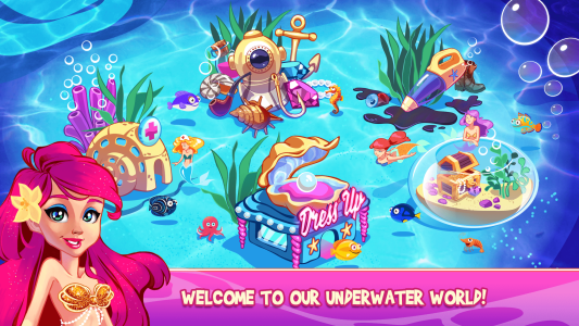 Mermaid Princess Underwater Games
