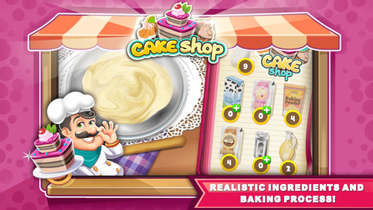 Cake Shop Bakery Chef Story Game