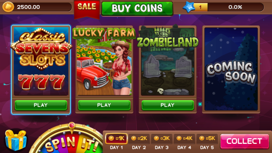 Vegas Slot Machine - Classic Seven Slots