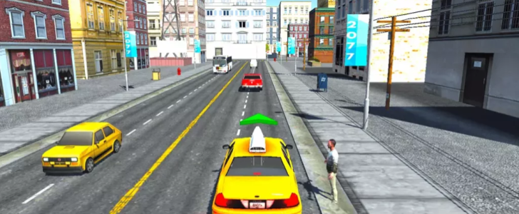 Modern Taxi Driver Simulator Game Unity Source Code