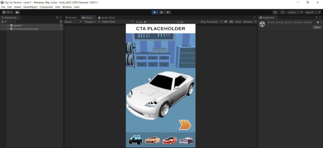 Idle toy car factory