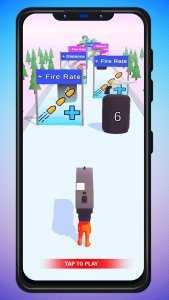 Crazy Gun Head Stick Runner 3D - New Top Trending Unity Template Game