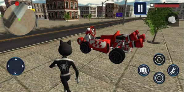 Spider Cartoon Cat