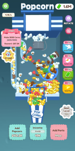 Idle Popcorn Click Master