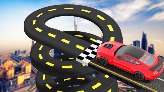 Impossible Road – Mega Ramp Car Stunt
