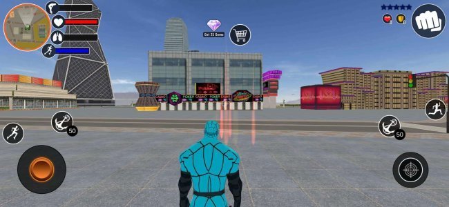 Miami Rope Hero Spider Game