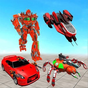 Spider Car Robot Transforming Game 2021