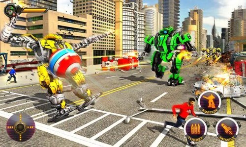 Robot Car Ball Transform Fight