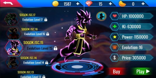 Shadow Goku Saiyan Battle