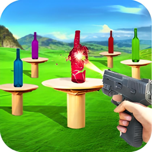 Real Master Bottle Shooter Expert : Shoot Bottles Gun Shooter 3D