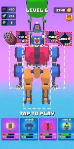 Mech Raise Master Hyper Casual Game