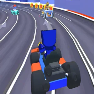 Huggy wuggy friend : car racing transformer