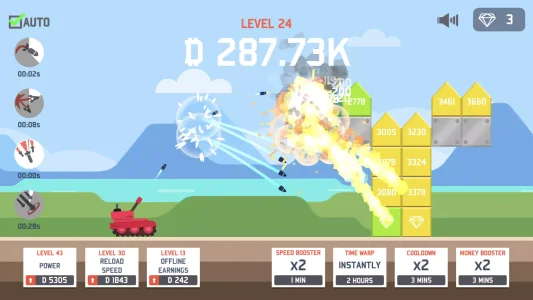 Idle Tank vs Blocks