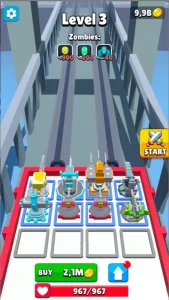 Merge Artillery Defense Zombie