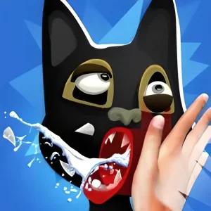 Slap Cartoon Cat Champ