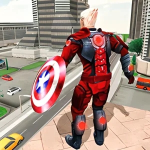 Marvelous Flying Super Hero 3D