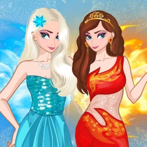 Icy Or Fire Dress Up