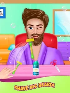 Barber Hair Salon Beard Makeover