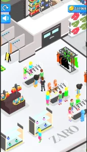 Outlets Rush 3D Idle Tycoon