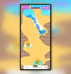 Put Out the Fire - Flood Fire Puzzle