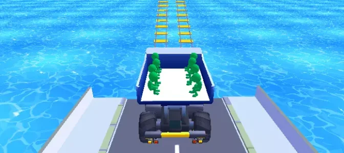 Hero Truck Rescue animals and people after flood disaster go go