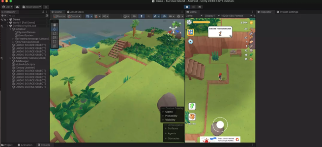 Survivors Island: Idle Arcade Game Buy Unity Source Code