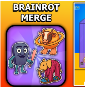 Brainrot Merge Drop Puzzle Game Unity Source Code